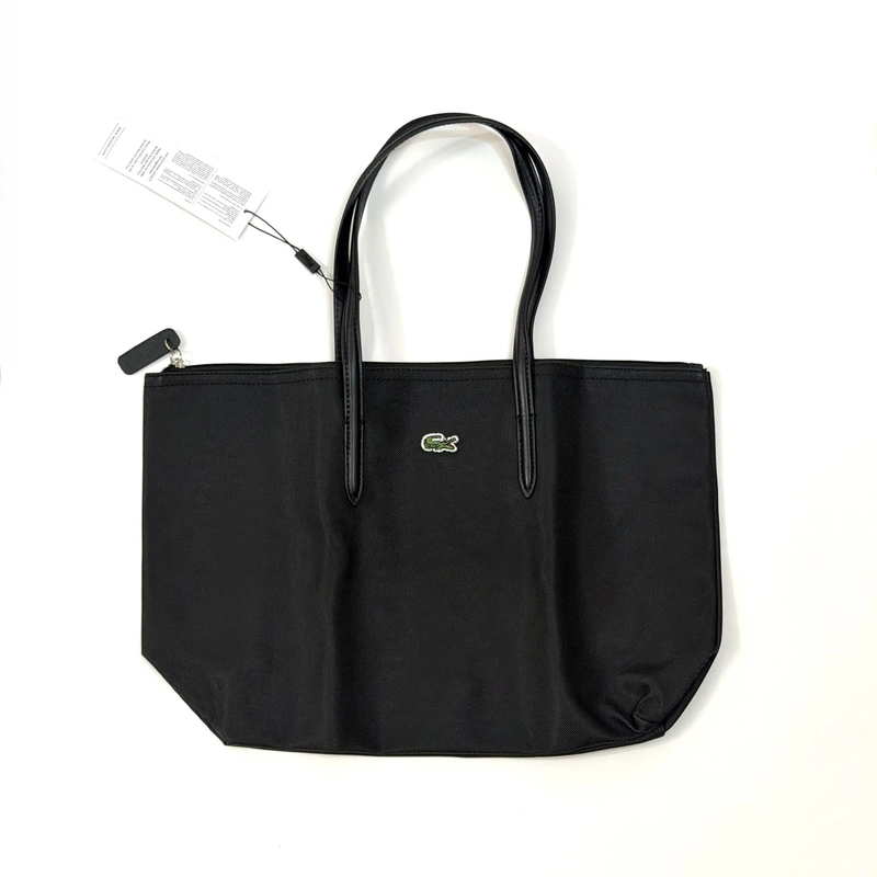 کیف لاکوست مشکی مدل shopping tote bag