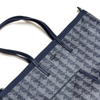 کیف لاکوست سرمه ای مدل Zeyl Grained tote bag