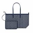 کیف لاکوست سرمه ای مدل Zeyl Grained tote bag