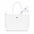 کیف لاکوست سفید مدل shopping tote bag