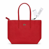 کیف لاکوست قرمز مدل shopping tote bag