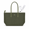 کیف لاکوست سبز مدل shopping tote bag