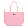کیف لاکوست صورتی مدل shopping tote bag