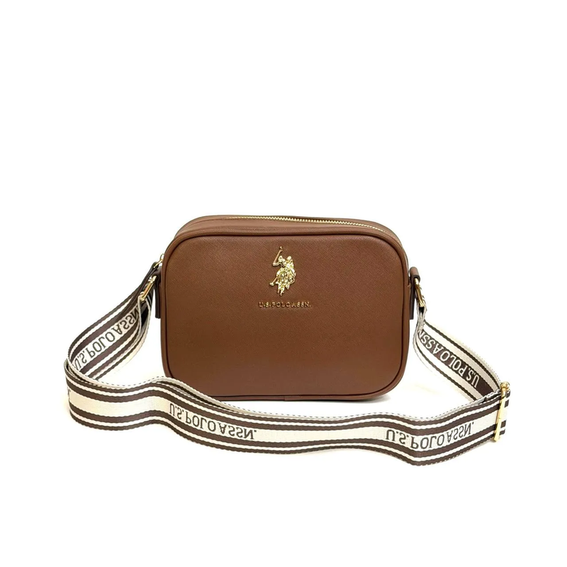 کیف پولو قهوه ای مدل US Polo Assn