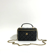 کیف شنل مشکی مدل Top handle vanity case