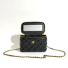 کیف شنل مشکی مدل Top handle vanity case