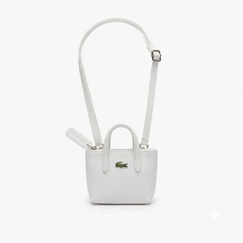 کیف مینی لاکوست سفید مدل Mini bag