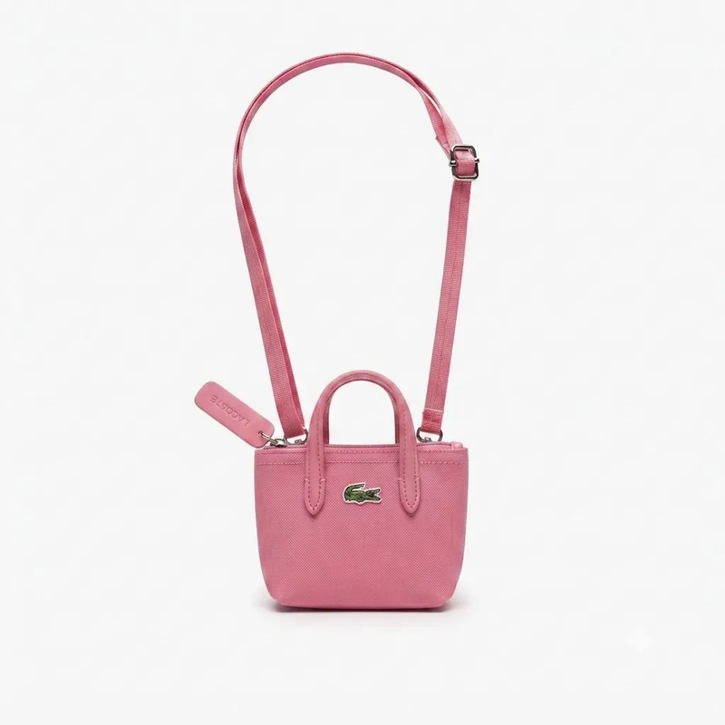 کیف مینی لاکوست صورتی مدل Mini bag