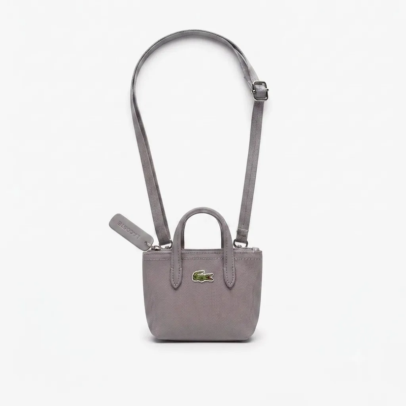 کیف مینی لاکوست طوسی مدل Mini bag