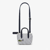 کیف مینی لاکوست سرمه ای سفید مدل Mini bag