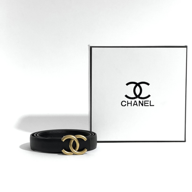 کمربند شنل مشکی chanel