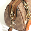 کیف کوچ مینی صندوقی اسنوپی قهوه ای مدل COACH X Peanuts 