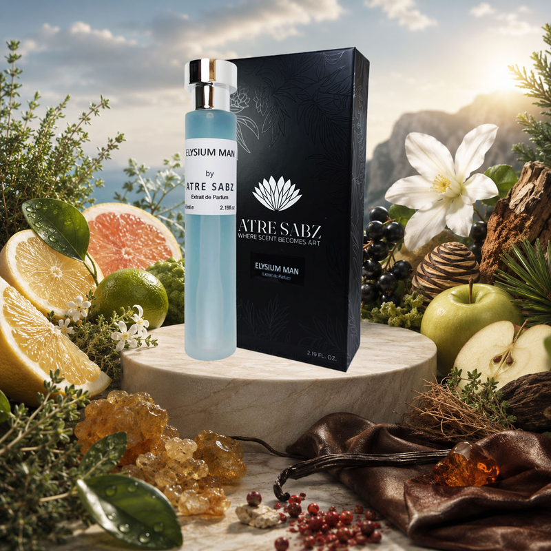 عطر الیزیوم پور هوم پارفیوم کلوژن مرد اختصاصی ATRE SABZ اکستریت 65 میلی لیتر