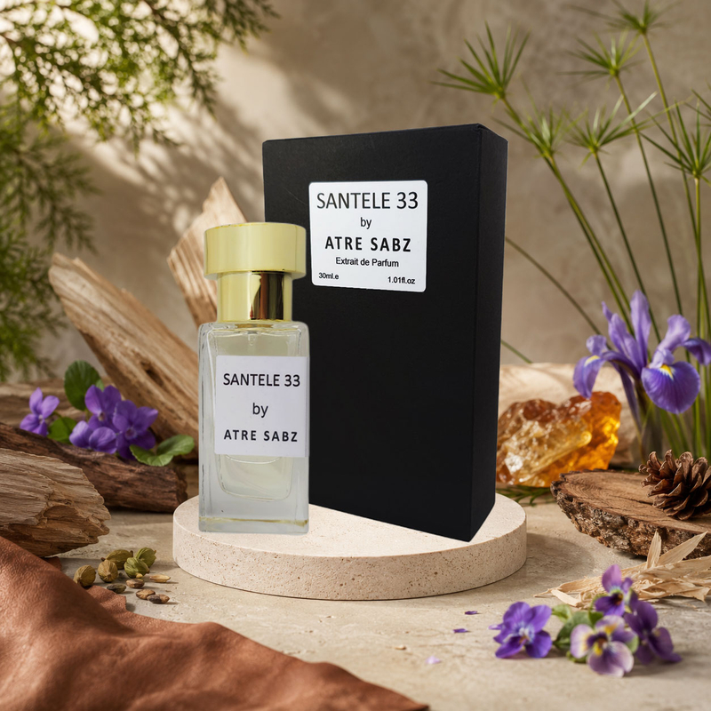 عطر سانتال 33 یونیسکس اختصاصی ATRE SABZ اکستریت 30 میلی لیتر