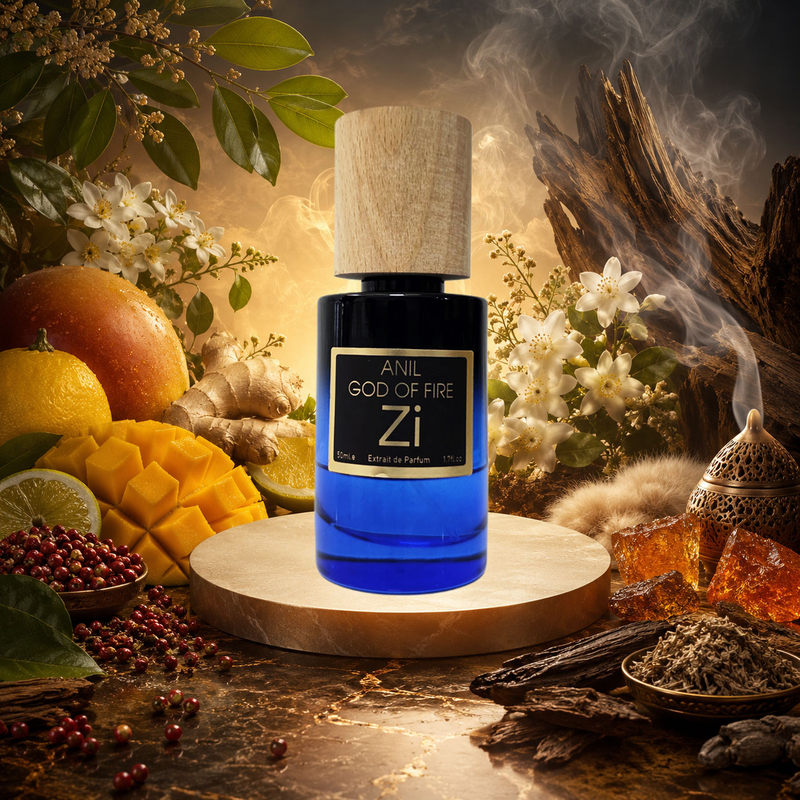 عطر گاد آف فایر یونیسکس برند Zi اکستریت لیمیتد 50 میلی لیتر