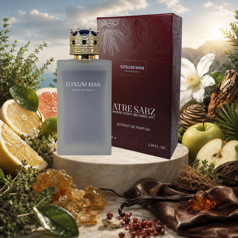 عطر الیزیوم پور هوم پارفیوم کلوژن مرد اختصاصی ATRE SABZ اکستریت 100 میلی لیتر