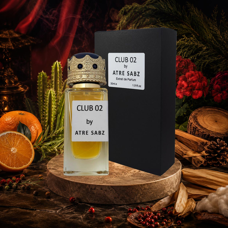 عطر زریوس روژ مرد (Club 02) اختصاصی ATRE SABZ اکستریت 30 میلی لیتر