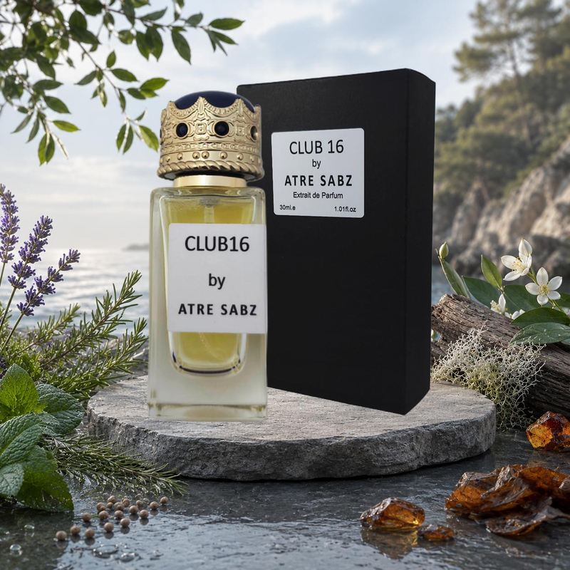عطر کول واتر مرد (Club 16) اختصاصی ATRE SABZ اکستریت 30 میلی لیتر