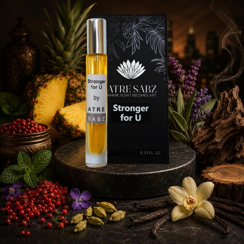 عطر استرانگر ویت یو مرد اختصاصی ATRE SABZ اکستریت 10 میلی لیتر