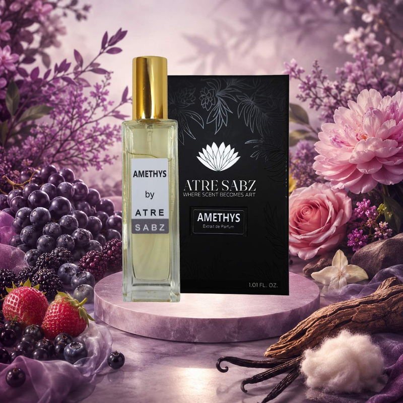 عطر لالیک آمیتیس (بنفش) زن اختصاصی ATRE SABZ اکستریت 30 میلی لیتر