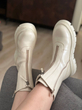  نیم بوت زنانه استرادیواریوس مدل00007-Stradivarius-Flat-Ankle-Boots