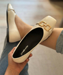 کفش کالج زنانه استرادیواریوس مدلStradivarius-Flat-shoes-FBl13