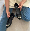 کفش کالج زنانه استرادیواریوس مدل Stradivarius-Flat-shoes-FBl01