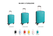 سِت چمدان مدل David-Jones-BA-8001-3-Full-Set-C
