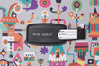 سایز متوسط چمدان رزمری مدل Rose Merry RL-459-3B_Medium