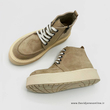 نیم بوت زنانه استرادیواریوس مدل Stradivarius Flat Ankle Boots - BTGr37