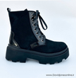 نیم بوت زنانه استرادیواریوس مدل Stradivarius Flat Ankle Boots - BTB75