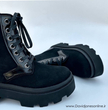 نیم بوت زنانه استرادیواریوس مدل Stradivarius Flat Ankle Boots - BTB75