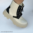 نیم بوت زنانه استرادیواریوس مدل Stradivarius Flat Ankle Boots - BTC76