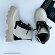 نیم بوت زنانه استرادیواریوس مدل Stradivarius Flat Ankle Boots - BTC76