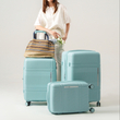 سِت چمدان مدل Rose Merry RL-477-3S_Mint Blue