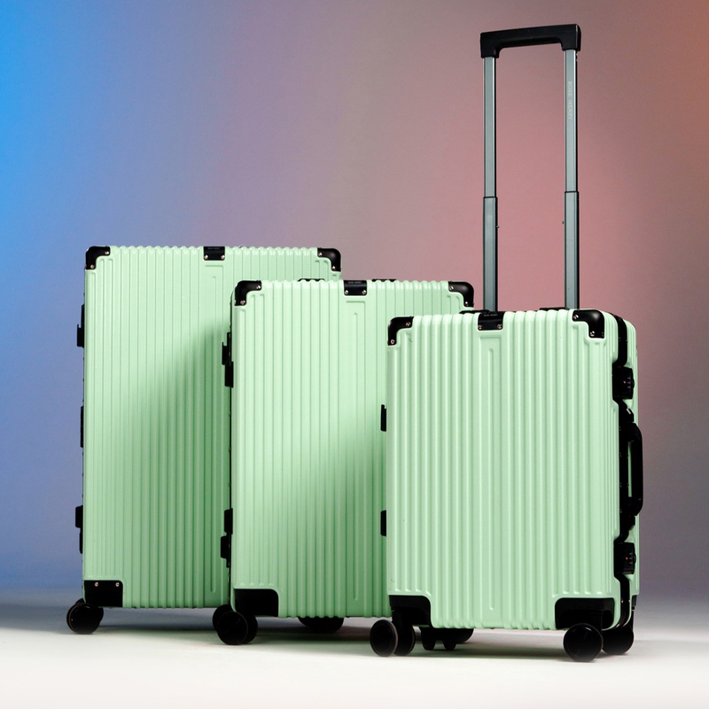 سِت چمدان مدل Rose-Merry-RL-318-3S-light-green