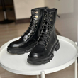 نیم بوت زنانه استرادیواریوس مدل Stradivarius-Flat-Ankle-Boots-BT10