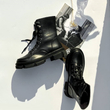 نیم بوت زنانه استرادیواریوس مدل Stradivarius-Flat-Ankle-Boots-BT10