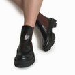 نیم بوت زنانه استرادیواریوس مدل Stradivarius Flat Ankle Boots - BTBr58