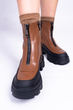 بوت زنانه مدلRose-Merry-SH5923-Brown