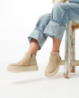نیم بوت زنانه مدل 00025-Stradivarius-Flat-Ankle-Boots