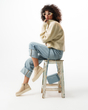 نیم بوت زنانه مدل 00025-Stradivarius-Flat-Ankle-Boots