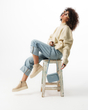 نیم بوت زنانه مدل 00025-Stradivarius-Flat-Ankle-Boots