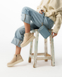 نیم بوت زنانه مدل 00025-Stradivarius-Flat-Ankle-Boots