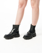 نیم بوت زنانه استرادیواریوس مدل Stradivarius Flat Ankle Boots  - BTB0100