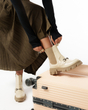 نیم بوت زنانه استرادیواریوس مدل Stradivarius Flat Ankle Boots - BTCr41_F