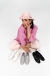 کفش زنانه رزمری مدل Rose Merry SH6049_Grey