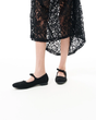 کفش کالج زنانه استرادیواریوس مدل Stradivarius Flat shoes - FBl83