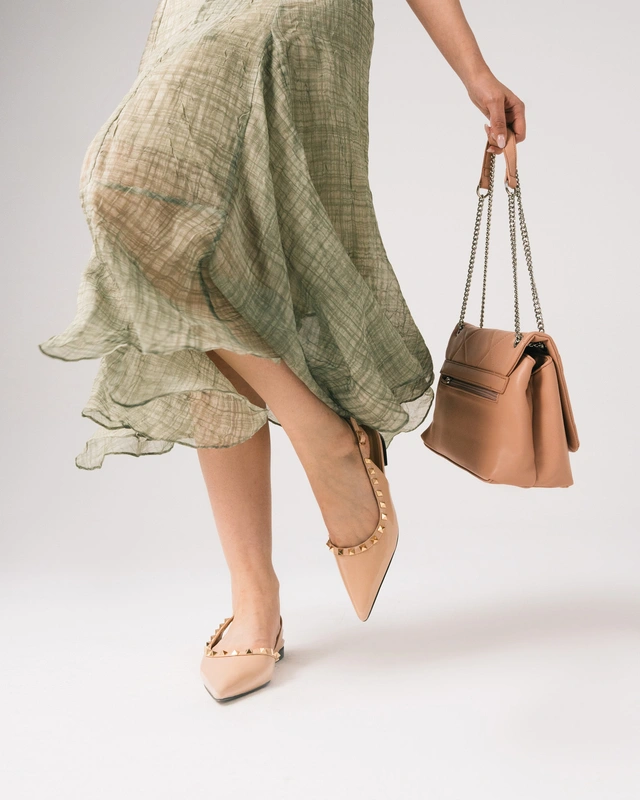 کفش زنانه رزمری مدل Rose-Merry-SH6017-Creamy