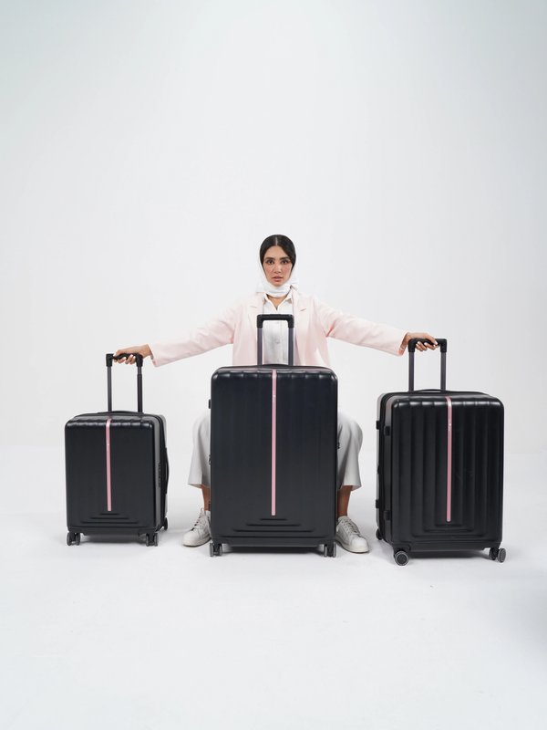 مجموعه 3 عددی چمدان رزمری مدل Rose Merry RL-203-3J_Black
